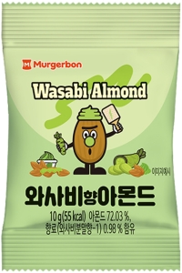 Murgerbon~Миндаль со вкусом васаби (Корея)~Wasabi flavor Almond