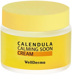 WellDerma~Успокаивающий крем с экстрактом календулы~Calendula Calming Soon Cream