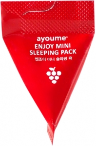Ayoume~Ночная антивозрастная маска~Enjoy Mini Sleeping Pack, 3г