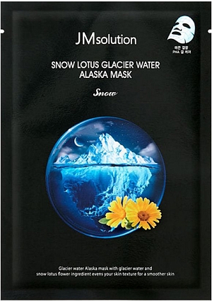 JMSolution~Тканевая маска с экстрактом снежного лотоса и ледниковой водой~Snow Lotus Glacier Water 