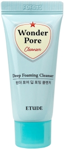 Etude House~Очищающая мини пенка для умывания с экстрактом мяты~Wonder Pore Deep Foaming Cleanser