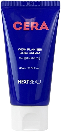 Nextbeau~Успокаивающий крем для чувствительной кожи с керамидами~Wish Planner Cera Cream