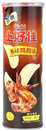 Toss~Картофельные чипсы со вкусом острых куриных крылышек (Китай)
