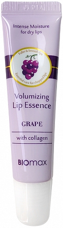 Biomax~Увлажняющая эссенция для губ с экстрактом винограда~Volumizing Lip Essence