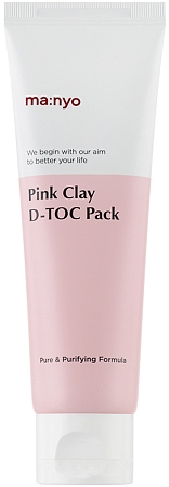 Manyo~Глубокоочищающая маска с розовой глиной и каламиновой пудрой~Pink Clay D-Toc Pack