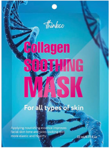 Thinkco~Укрепляющая тканевая маска с коллагеном~Collagen Soothing Mask