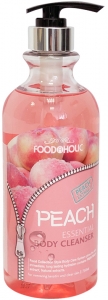 FoodaHolic~Питательный гель для душа с экстрактом персика~Peach Essential Body Cleanser