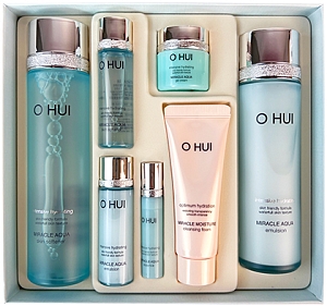 O Hui~Премиальный набор интенсивно увлажняющих средств с гиалуроновой кислотой~Miracle Aqua Special 