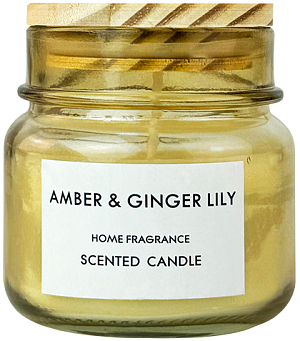 Home Fragrance~Аромасвеча с ароматом амбры и имбирной лили~Amber&Ginger Lily