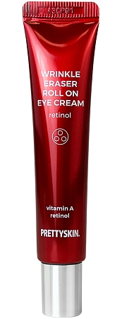 Pretty Skin~Антивозрастной крем-роллер для век с ретинолом~Wrinkle Eraser Roll On Eye Cream Retinol 