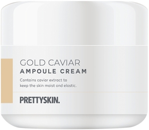 Pretty Skin~Ампульный крем для сухой и возрастной кожи век и лица~Gold Caviar Eye & Ampoule Cream