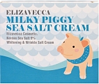 Elizavecca~Омолаживающий крем с морской солью~Milky Piggy Sea Salt Cream