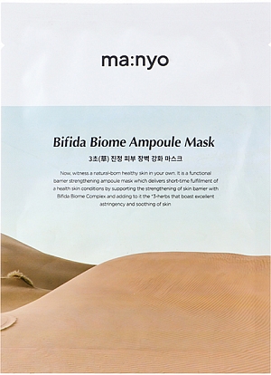 Manyo~Восстанавливающая тканевая маска с пробиотиками~Bifida Biome Ampoule Mask