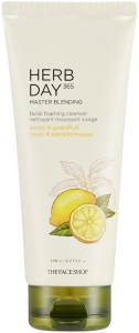 The Face Shop Пенка для умывания с экстрактом лимона Herb Day 365 Cleansing Foam #Lemon