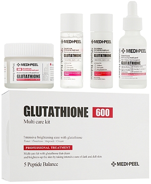 MediPeel~Набор косметики для выравнивания тона кожи~Bio-Intense Gluthione 600 Multi Care Kit 