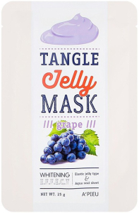 Apieu~Антивозрастная тканевая маска с экстрактом винограда~Tangle Jelly Mask Grape