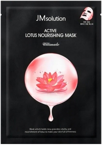 JMSolution~Питательная тканевая маска с экстрактом лотоса~Active Lotus Nourishing Mask Ultimate