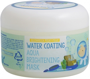 Elizavecca~Увлажняющая крем-маска для сияния кожи~Milky Piggy Water Coating Aqua Brightening Mask
