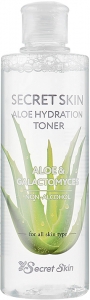 Secret Skin~Успокаивающий тоник с экстрактом алоэ~Aloe Hydration Toner