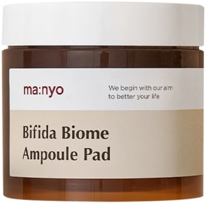 Manyo~Увлажняющие пэды с бифидокомплексом~Bifida Biome Ampoule Pad