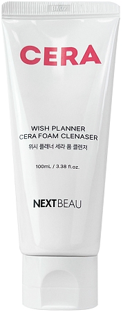 Nextbeau~Регенерирующая пенка для чувствительной кожи с керамидами~Wish Planner Cera Foam 
