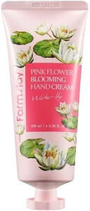 FarmStay~Крем для рук с цветком водяной лилии~Pink Flower Blooming Hand Cream