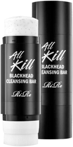 RiRe~Стик с щеточкой для глубокого очищения пор с черным углем~All Kill Blackhead Cleansing Bar