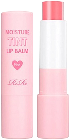 RiRe~Оттеночный бальзам для губ с маслом шиповника~Moisture Tint Lip Balm #01 Pink