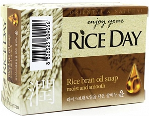 Lion~Мыло для лица и тела с экстрактом рисовых отрубей~Rice Day Bran Oil Soap