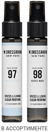 W.Dressroom~Парфюмированный спрей для одежды, дома~Dress & Living Clear Perfume