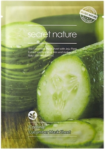 Secret Nature~Освежающая успокаивающая тканевая маска от обезвоживания~Cooling Cucumber Mask Sheet