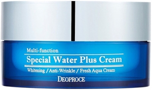 Deoproce~Крем увлажняющий с коллагеном и гиалуроновой кислотой~Special Water Plus Cream